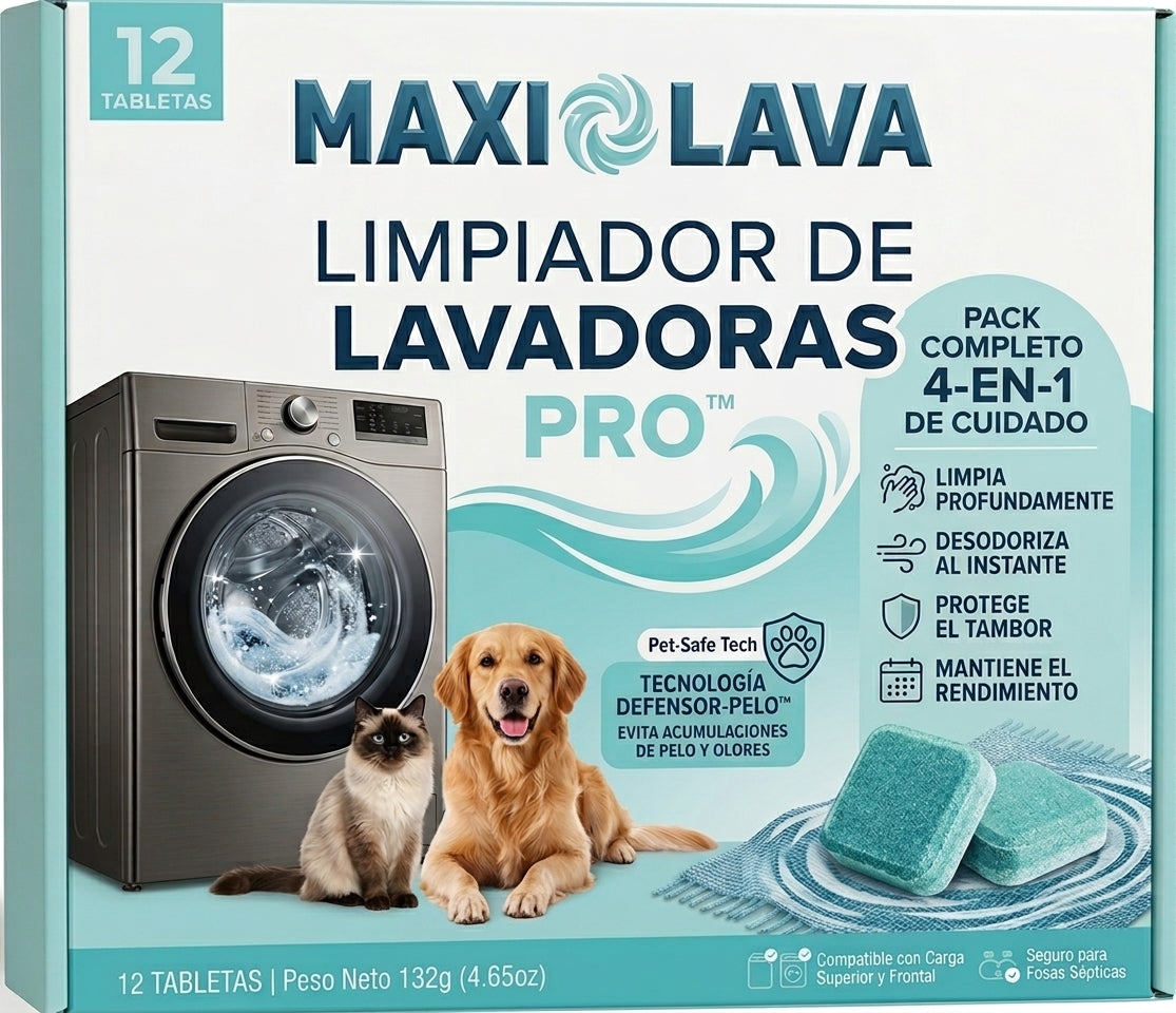 MaxiLava Limpiador de Lavadoras Pro